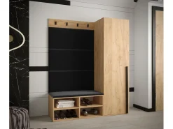 Conjunto de guardarropa Miro 6 184/134/42 (Roble/Manila 18)