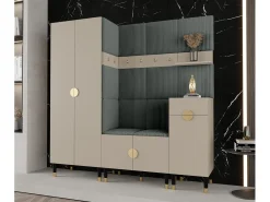Conjunto de guardarropa Palermo 1 200/200/46 (Kashmir/Poso 60)