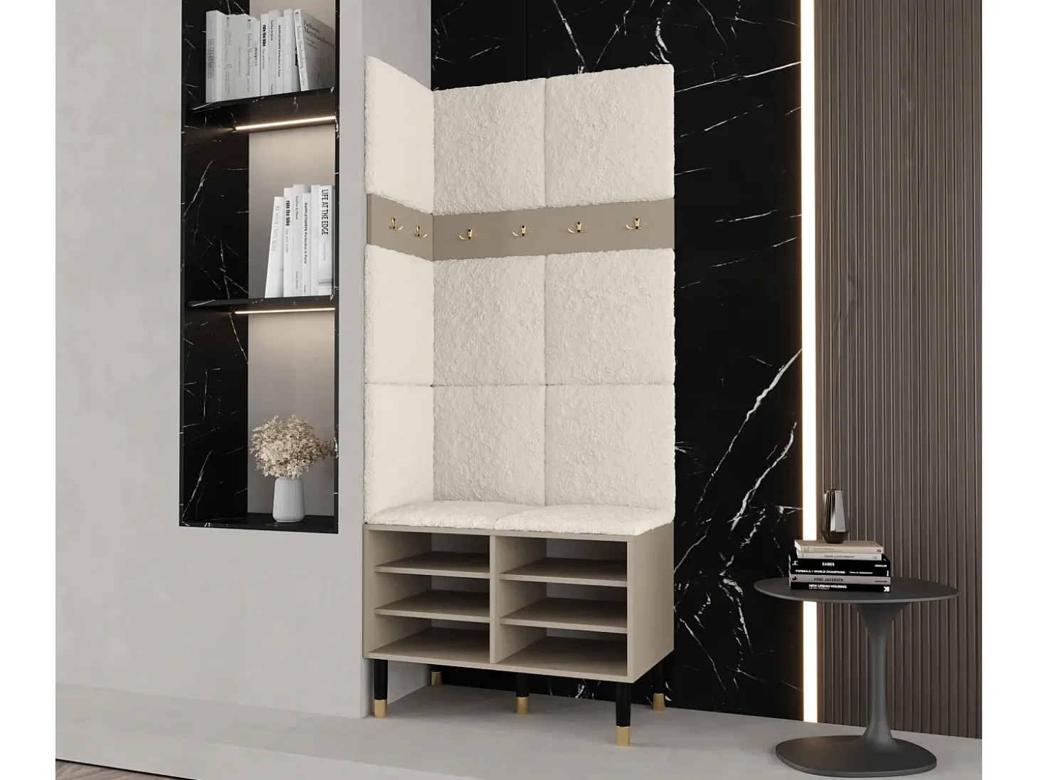 Conjunto de guardarropa Palermo 11 200/84/46 (Kashmir/Poso 100)