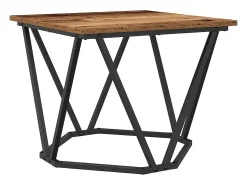 Conjunto de mesas auxiliares 2 piezas Madera reciclada