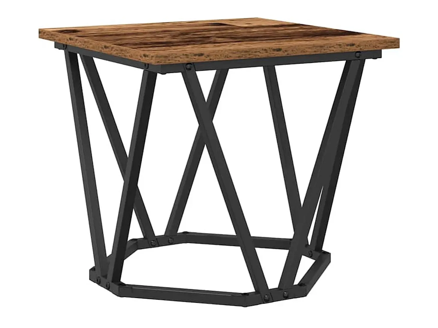 Conjunto de mesas auxiliares 2 piezas Madera reciclada