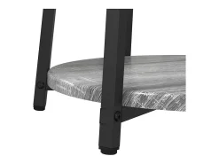 Conjunto de mesas auxiliares 2 piezas Gris sonoma y Negro