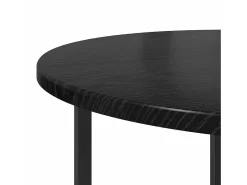 Conjunto de mesas auxiliares 2 piezas Roble negro 50 x 50 x 50 cm