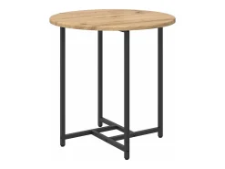 Conjunto de mesas auxiliares 2 piezas Roble Artisan y Negro