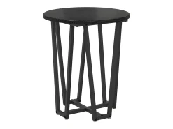 Conjunto de mesas auxiliares 2 piezas Roble negro
