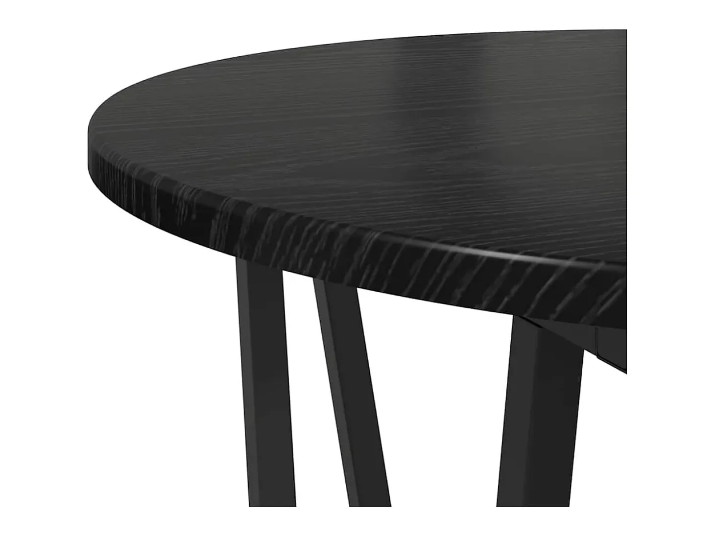 Conjunto de mesas auxiliares 2 piezas Roble negro