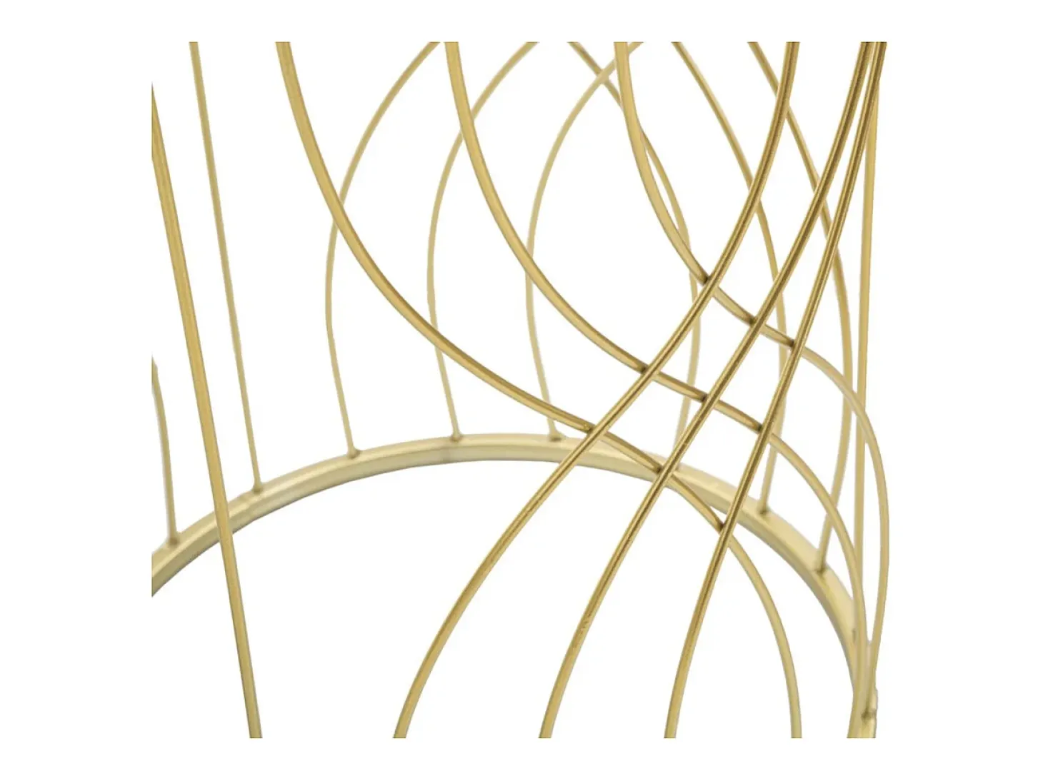 Conjunto de Mesitas Auxiliares VKH545, Oro, 38x38x55 cm, Kendra Home