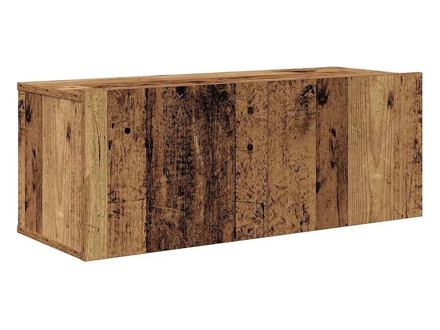 Conjunto de mueble de TV de 8 piezas Madera antigua Mediano 30,5 x 30 x 30 cm