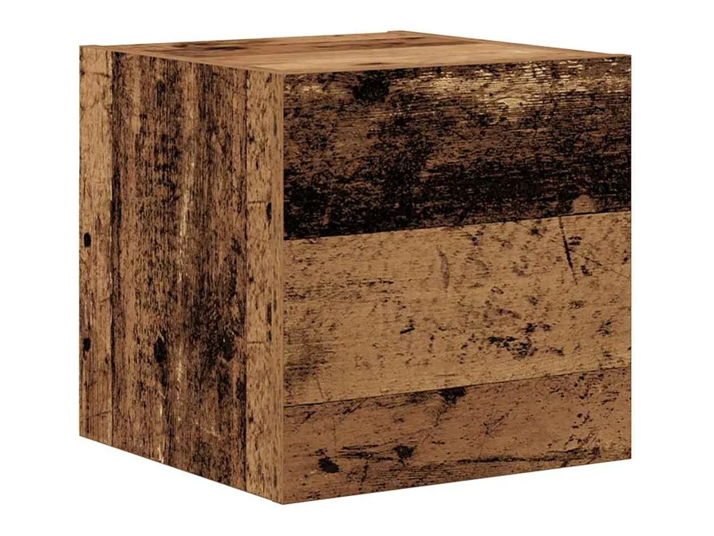 Conjunto de mueble de TV de 8 piezas Madera antigua Mediano 30,5 x 30 x 30 cm