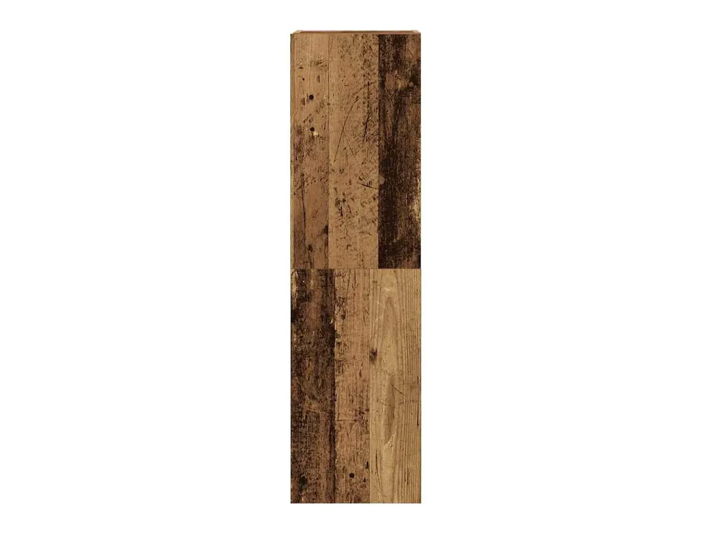Conjunto de mueble de TV de pared de 5 piezas, madera vieja, madera de ingeniería