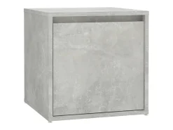 Conjunto de muebles de pasillo de madera de ingeniería de hormigón gris