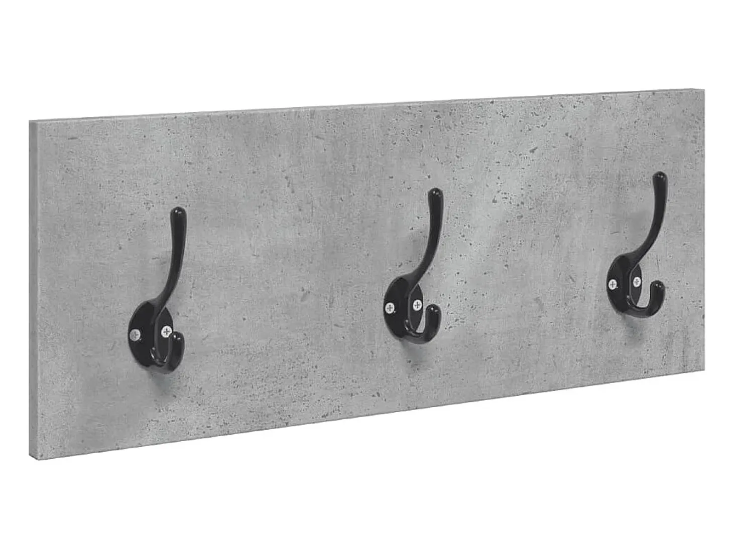 Conjunto de muebles de pasillo de 4 piezas de madera de ingeniería de hormigón gris