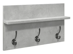 Conjunto de muebles de pasillo de 4 piezas de madera de ingeniería de hormigón gris