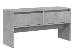 Conjunto de muebles de pasillo de 4 piezas de madera de ingeniería de hormigón gris