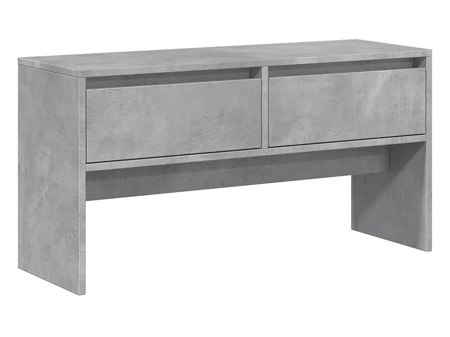 Conjunto de muebles de pasillo de 4 piezas de madera de ingeniería de hormigón gris