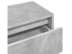 Conjunto de muebles de pasillo de 4 piezas de madera de ingeniería de hormigón gris