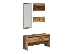 Conjunto de muebles de recibidor Madera antigua 90 x 31 x 46,5 cm