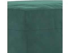Conjunto de sofá de 3 piezas con cojines Terciopelo Verde Oscuro