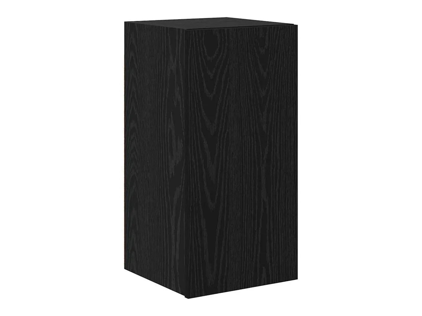 Conjunto de soporte para TV de 9 piezas en madera de ingeniería de roble negro