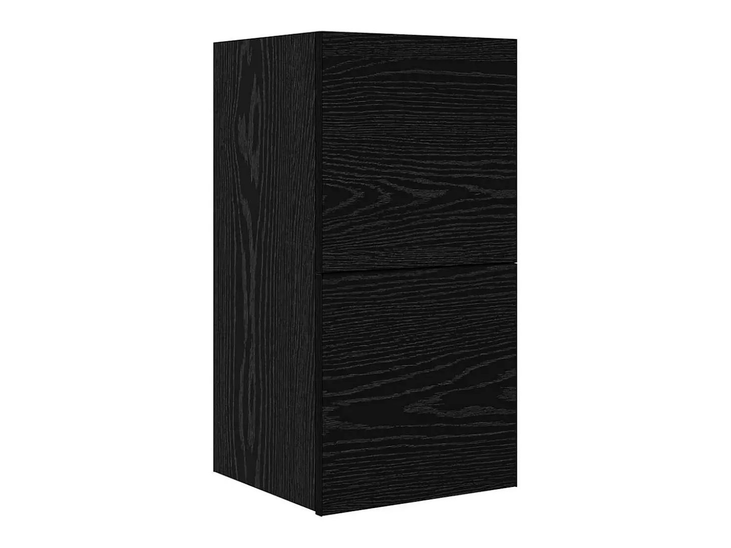 Conjunto de soporte para TV de 8 piezas de madera de ingeniería de roble negro