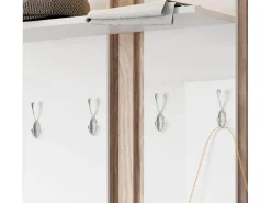Conjunto recibidor para Entrada Pasillo en Blanco con LED 105x24x89cm Paola