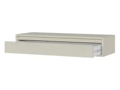 Consola - 90 cm - con cajón - suspendida - crema - EVO