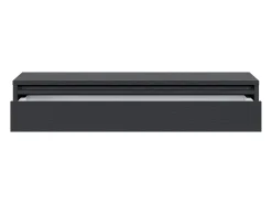 Consola - 90 cm - con cajón - suspendida - negro - EVO