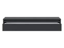 Consola - 90 cm - con cajón - suspendida - negro - EVO