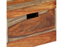 Consola con 3 cajones 120x30x75 cm Madera maciza