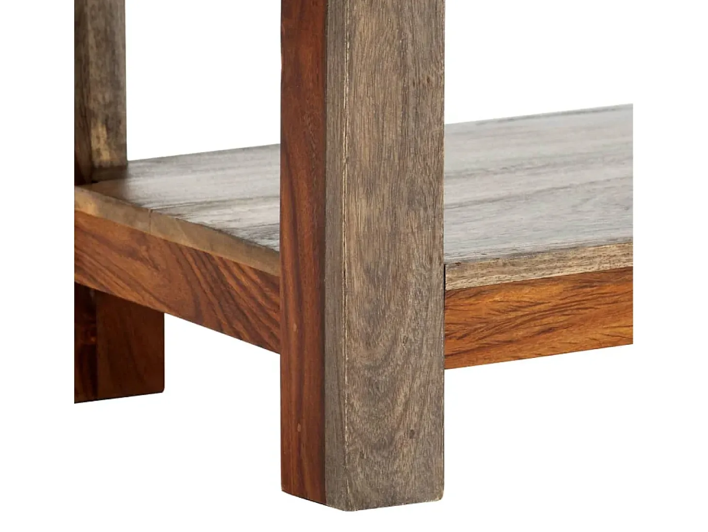 Consola con 3 cajones 120x30x75 cm Madera maciza