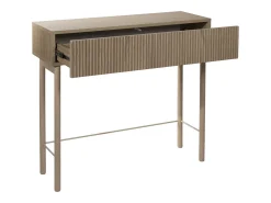 Consola con cajón - de pie - 90 cm - color roble aceitado - NOLIE