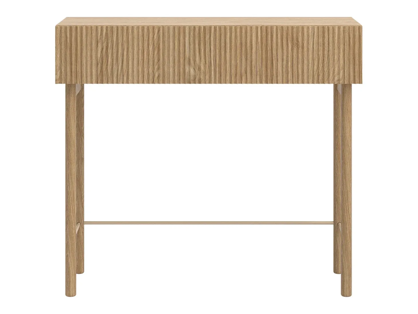 Consola con cajón - de pie - 90 cm - color roble aceitado - NOLIE