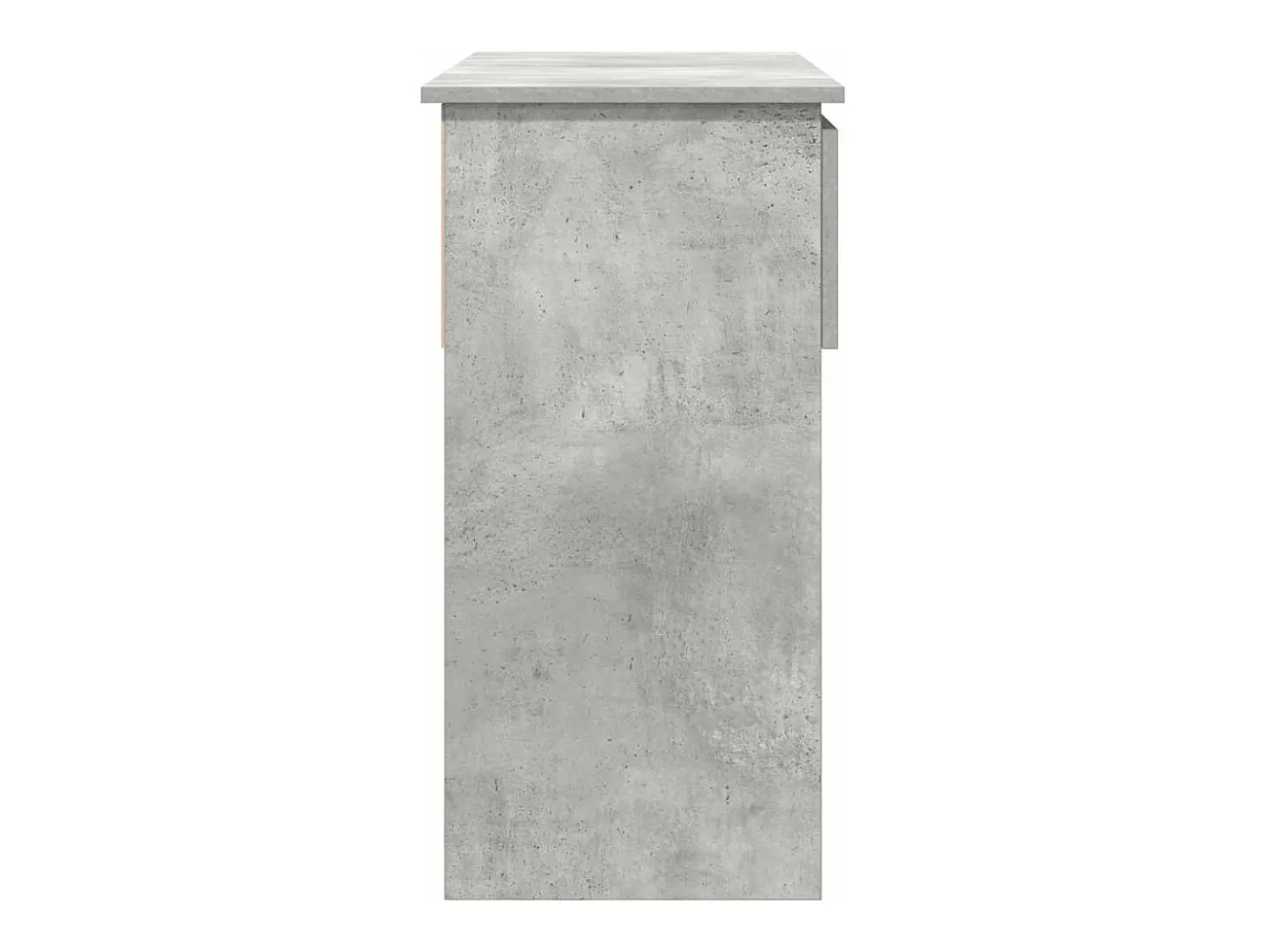 Consola con cajones, gris hormigón, 85,5x38,5x74,5 cm