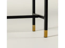 Consola de acero y cristal Dipp