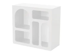 Consola de diseño con 5 huecos - Blanco - LUELA