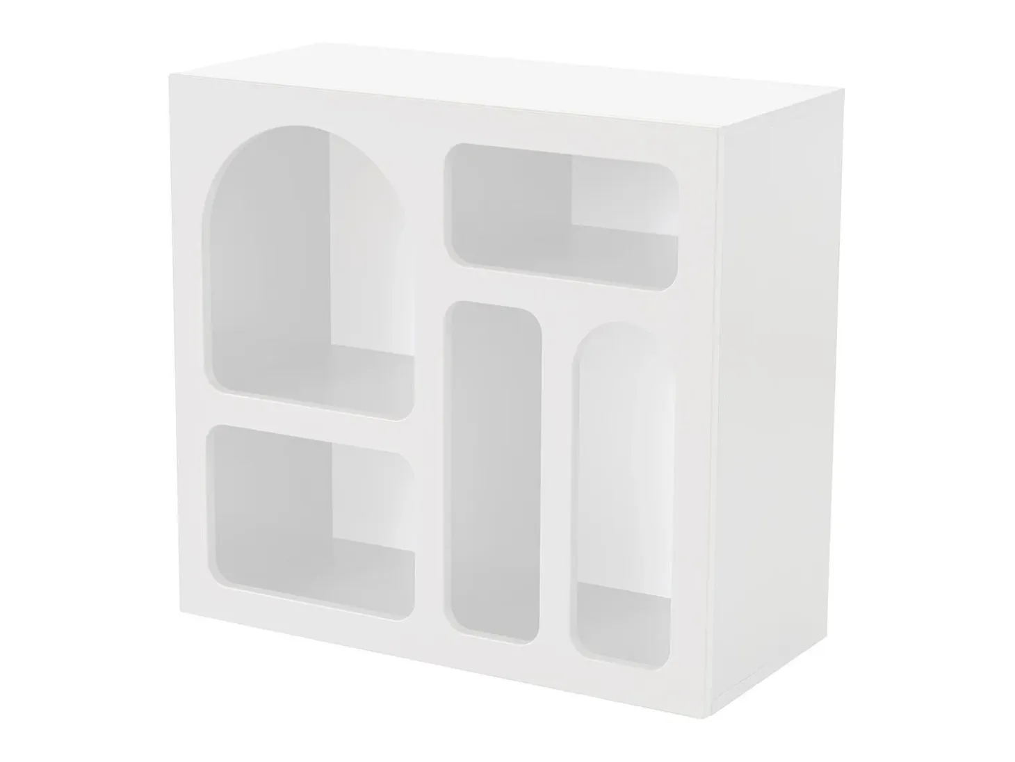 Consola de diseño con 5 huecos - Blanco - LUELA