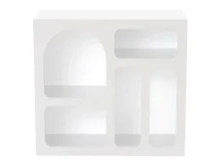 Consola de diseño con 5 huecos - Blanco - LUELA