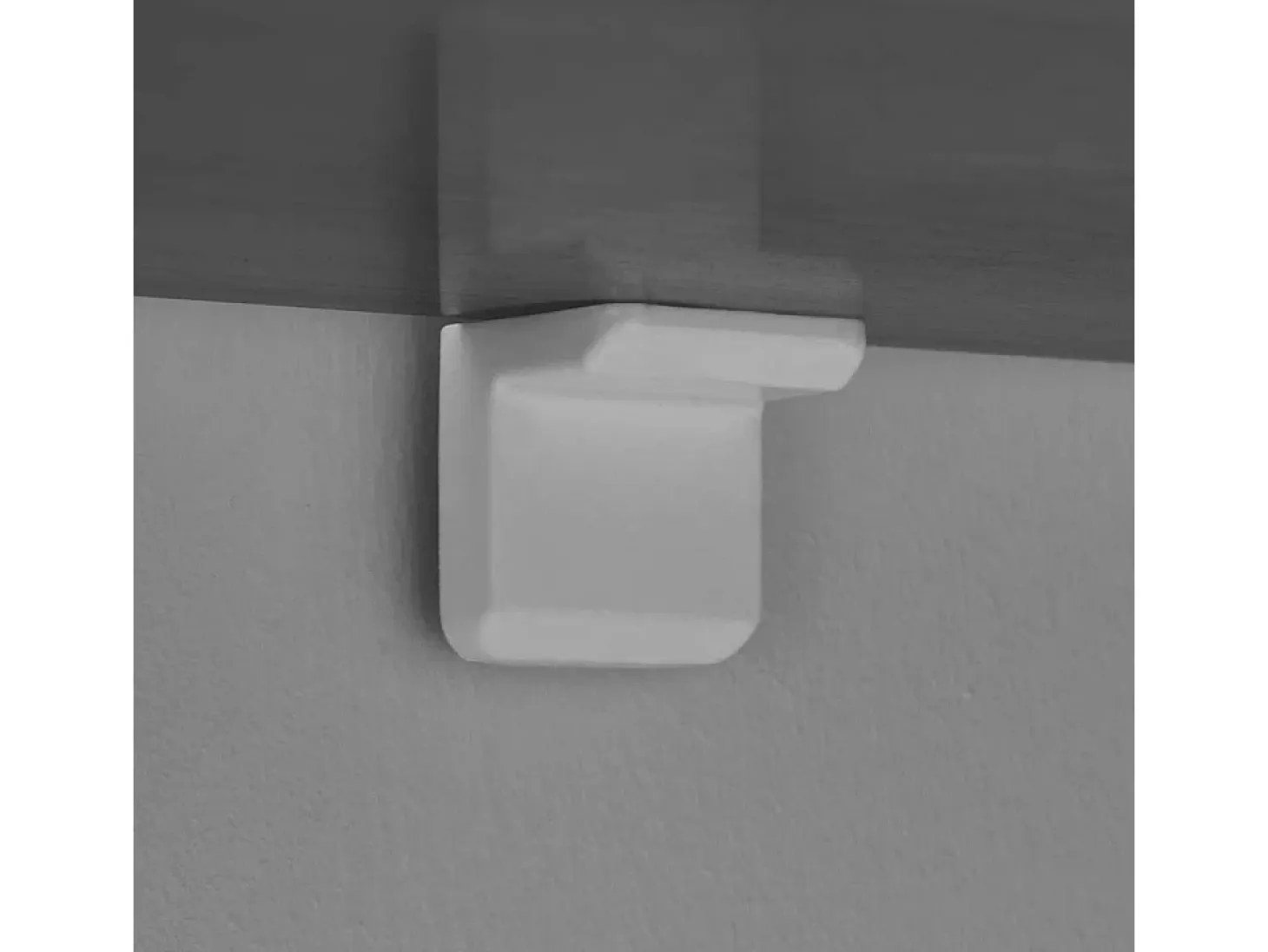 Consola de entrada diseño minimalista ovalado Sira - Marrón Nuez