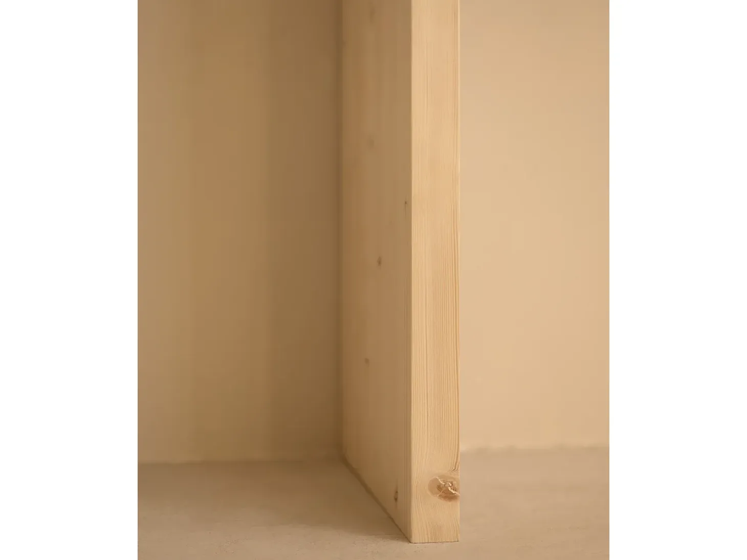 Consola de madera maciza de abeto Decowood en tono natural de 120x80cm - TELVA - DECOWOOD