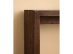 Consola de madera maciza de abeto Decowood en tono nogal de 120x80cm - TELVA - DECOWOOD