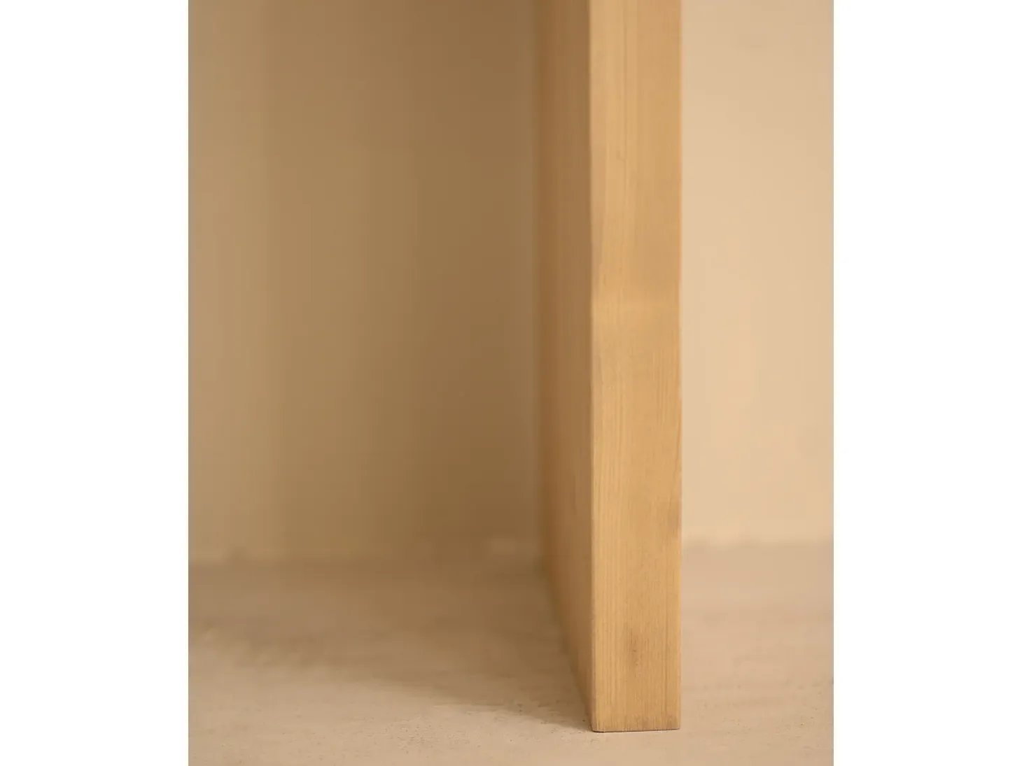 Consola de madera maciza de abeto Decowood en tono roble medio de 120x80cm - TELVA - DECOWOOD