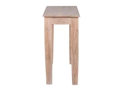 Consola de madera maciza de acacia clara Dikota 120 cm