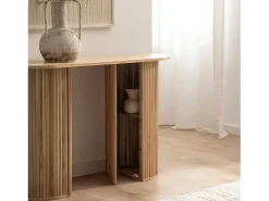 Consola de Madera Natural 74 x 110- Trena