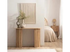 Consola de Madera Natural 74 x 110- Trena
