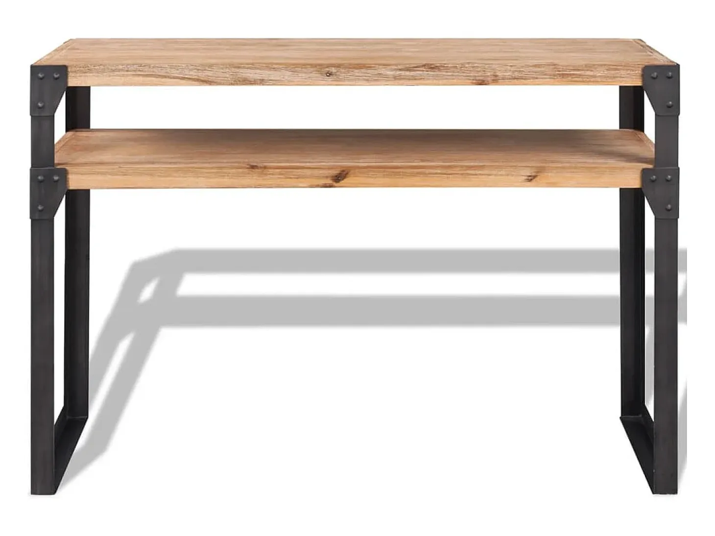 Consola de mesa Bois d'acacia massif 120 x 40 x 85 cm