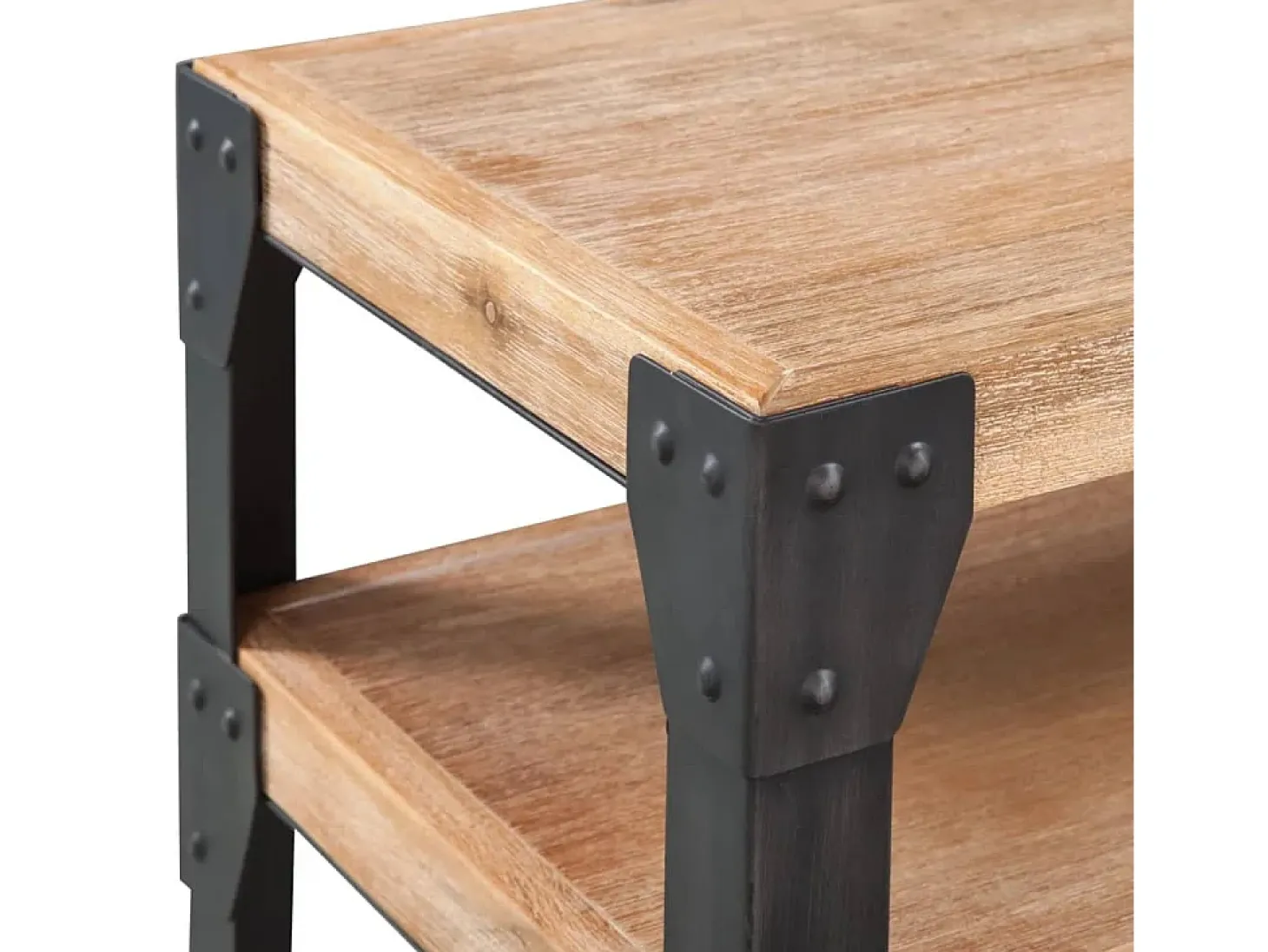 Consola de mesa Bois d'acacia massif 120 x 40 x 85 cm