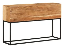 Consola de mesa 120x30x75 cm Bois d'acacia massif