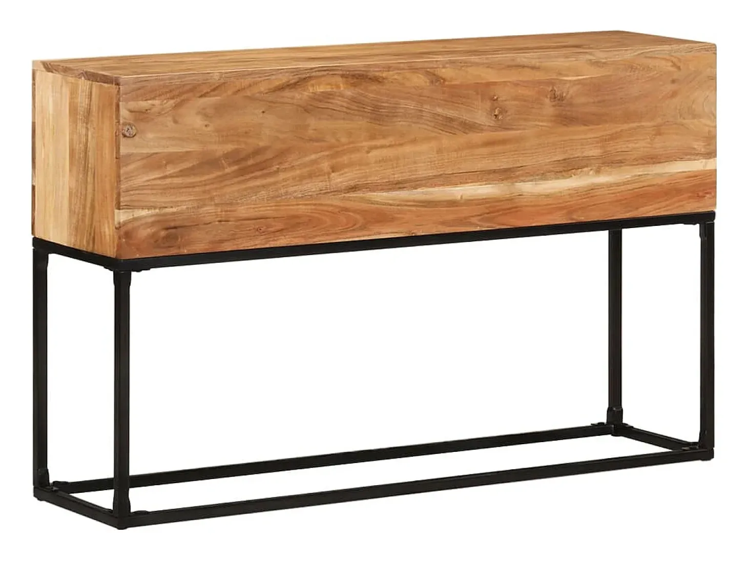 Consola de mesa 120x30x75 cm Bois d'acacia massif