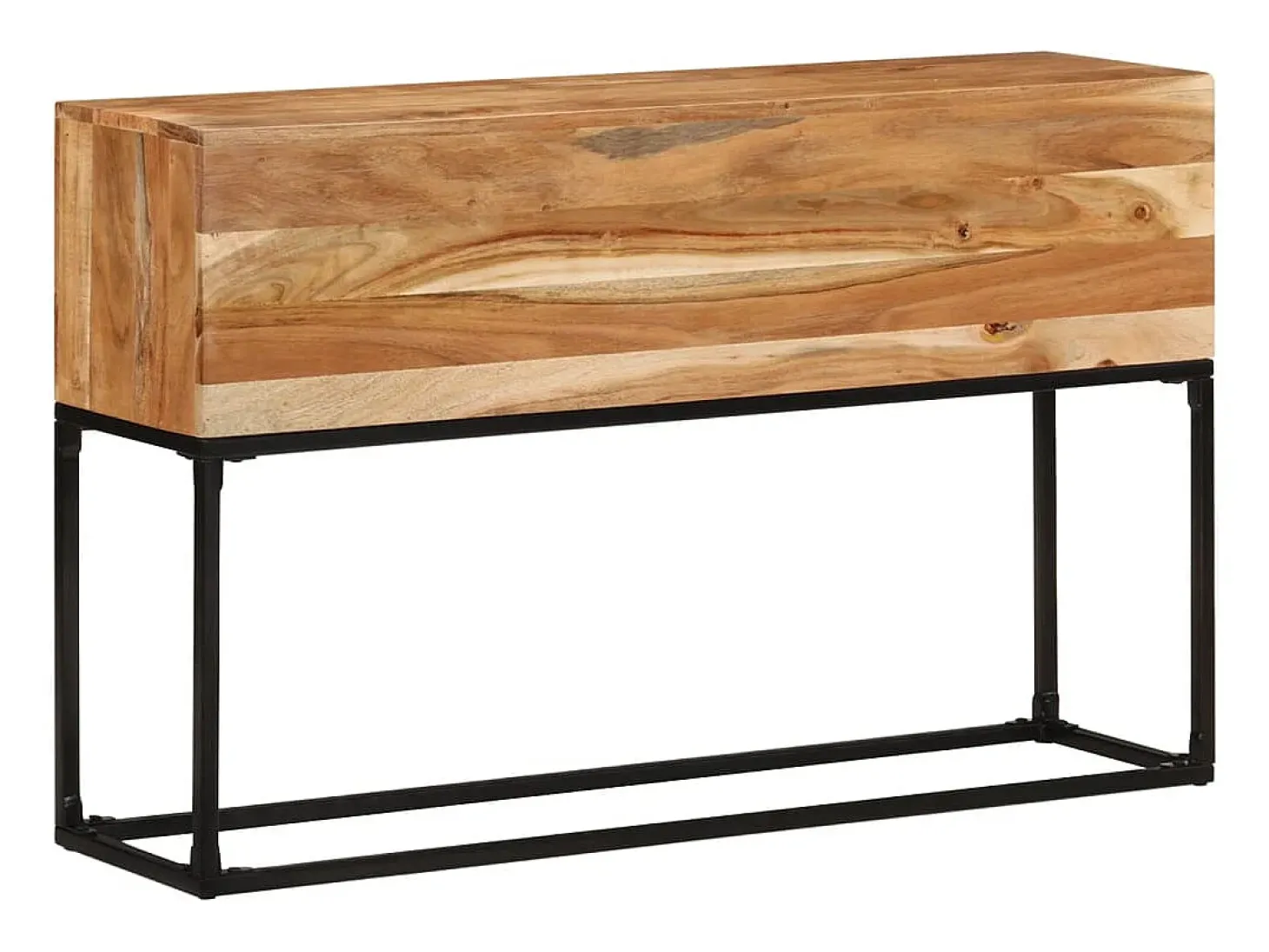 Consola de mesa 120x30x75 cm Bois d'acacia massif