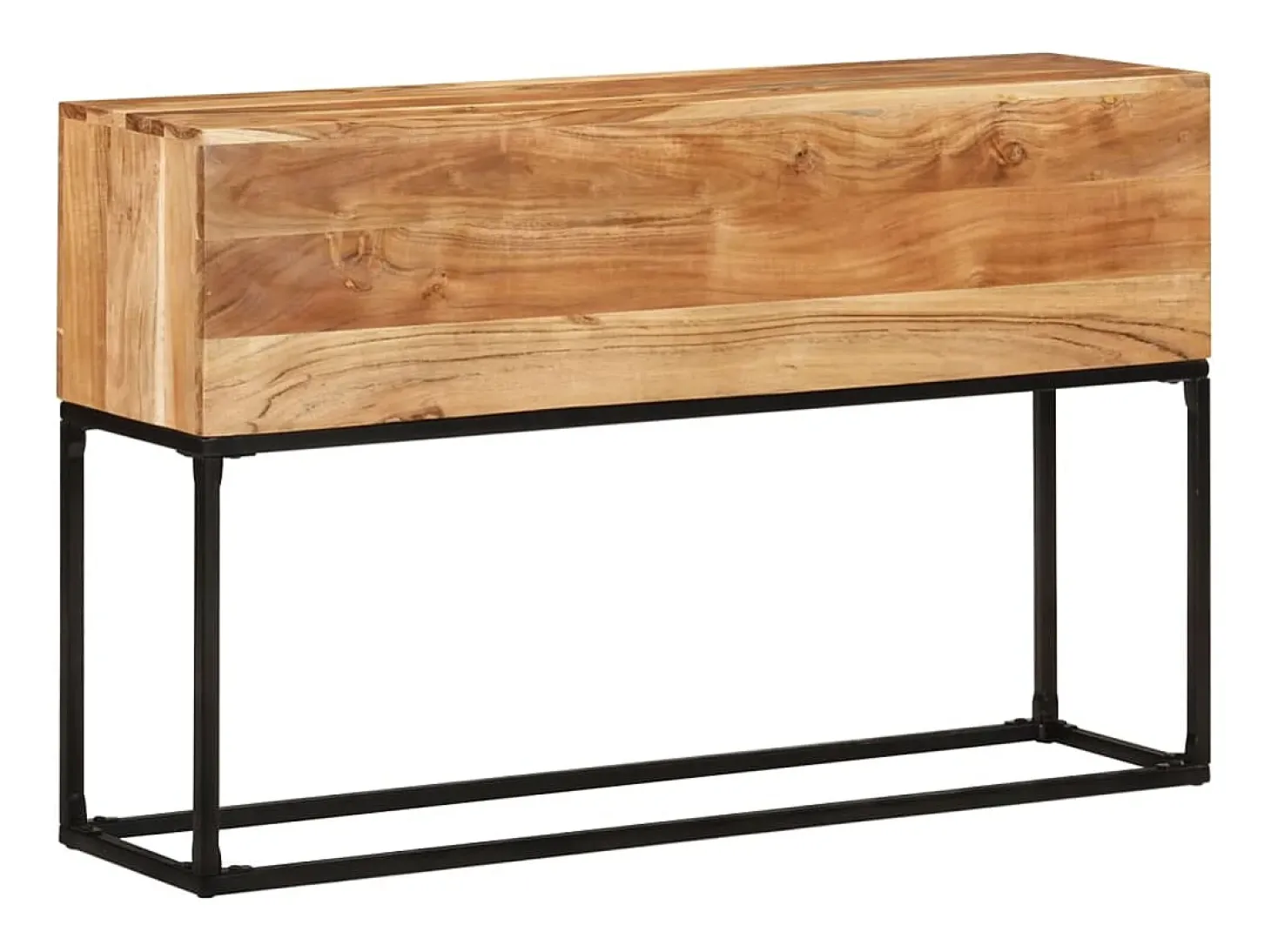 Consola de mesa 120x30x75 cm Bois d'acacia massif
